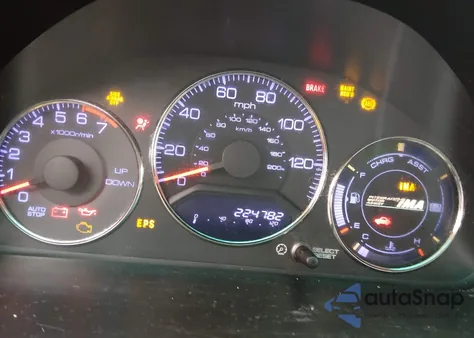 2004 Honda Civic Hybrid из США, поврежденный, VIN JHMES95644S013604